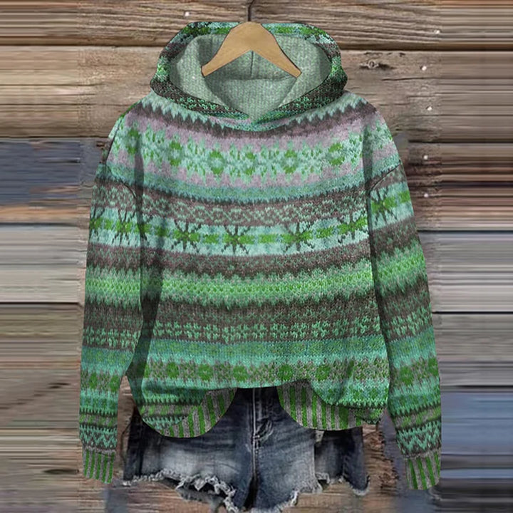 Lina | Women's Longline Cozy Ethnic Jumper