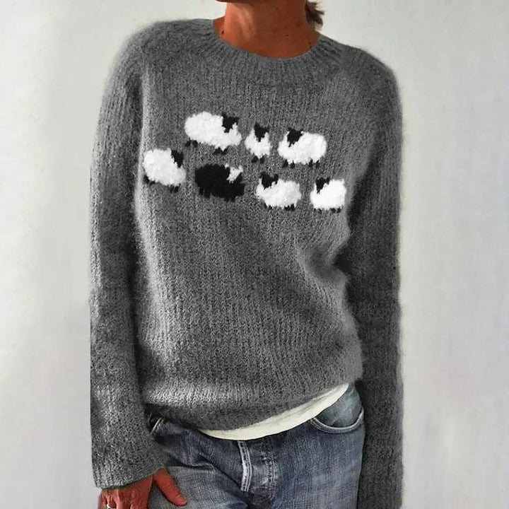 Lina | Women's Comfortable Cute Sheep Jumper
